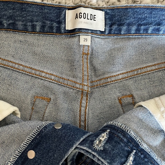 AGOLDE Parker shorts in Lowkey wash - Picture 3 of 9